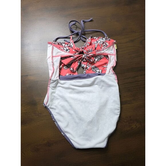 Womens Floral Two-Piece Halter Swimsuit By Ninety Six Degrees - Size M - Picture 10 of 12